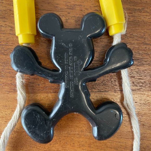 RARE ILLCO Walt Disney Binoculars w/cord, Mickey Mouse on Swing Vintage Toy - Picture 9 of 14
